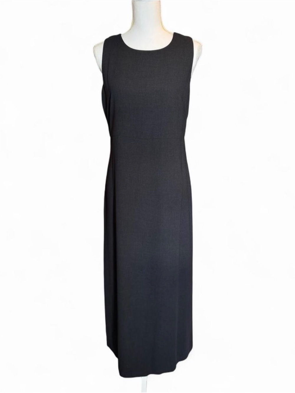 Vintage 90s Eddie Bauer BlCk Sleeveless Round Neck Maxi Dress Size 8